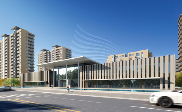 永威博郡幕墻裝飾項目